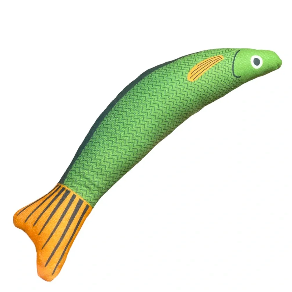 HP🎉 Bundle of Cat Toys! Green Saury Fish~ Inner Rattle, Soft + EXTRAS